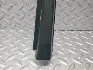 W126 front right inner window frame cover green used OEM