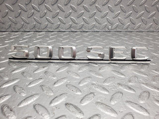 W126 Coupe trunk badge emblem used OEM