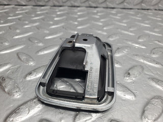 W123 chrome frame door opener left used OEM