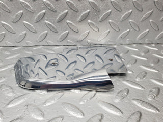 W123 Coupe b pillar chrome cover left side used OEM