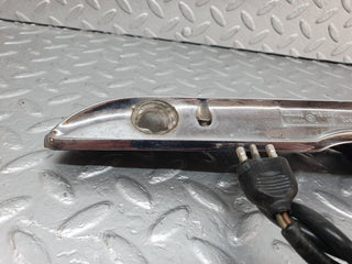 W108 number plate light trunk chrome used OEM
