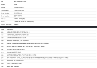 44567 Mercedes-Benz W123 280E Automatic Gearbox Piston Spring Set 722.309