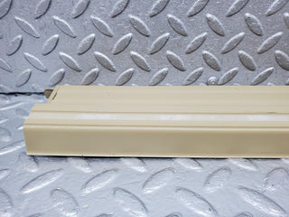 W126 rear left door sill trim beige used OEM