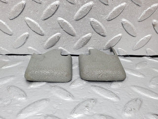 W124 front seat rail trim cover grey used OEM