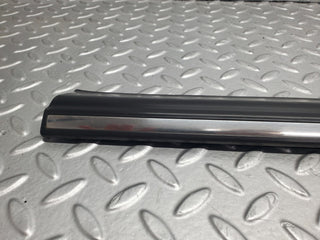 W123 rear left door lower moulding trim used OEM