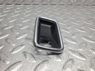 W123 chrome frame door opener right used OEM