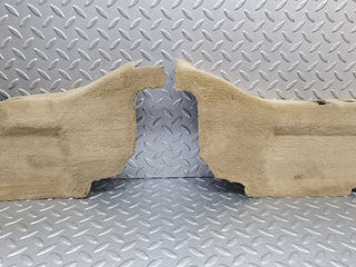 R129 SL rear floor cross member mat carpet beige used OEM