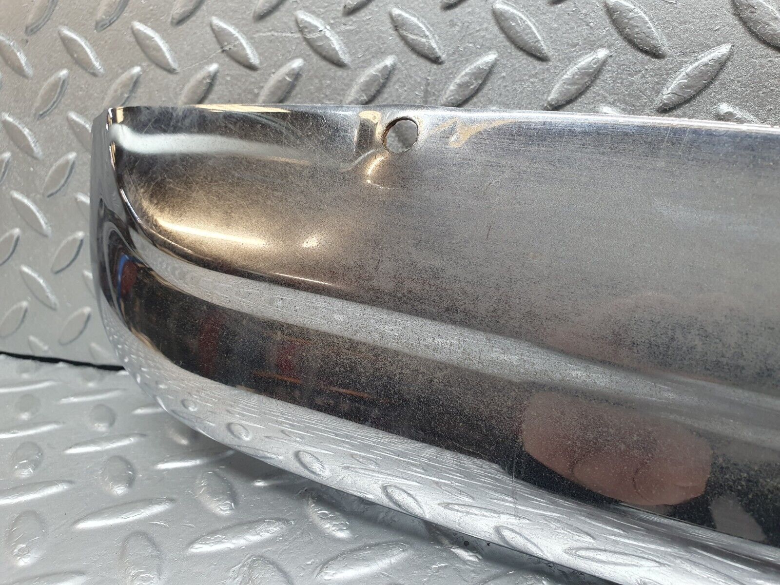 43400 Mercedes-Benz W108 280SE Front Left Upper Bumper Chrome