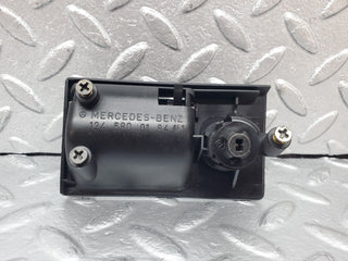 W124 glove box door lock with key used OEM