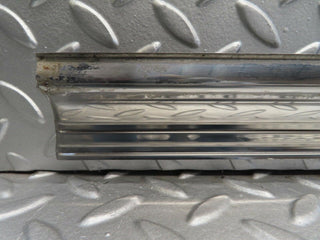R107 SL door sill chrome right side used OEM