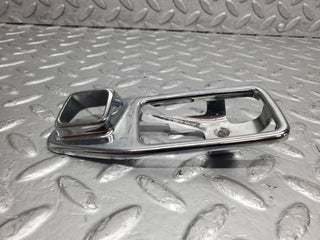 W123 chrome door handle surround left side used OEM