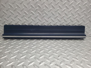 W123 rear right door sill trim blue used OEM
