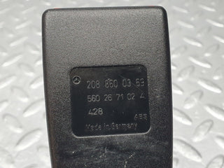 41986 Mercedes-Benz W202 C200 Front Right Seat Belt With Buckles 2018680222 1248600088 2088600369