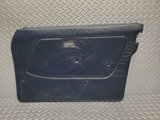 W123 Lang front right door card blue used OEM