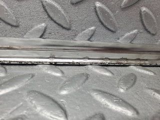 W123 rear right door chrome moulding trim used OEM