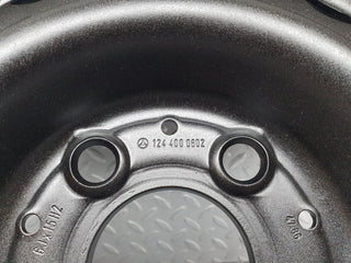 W201 Baby Benz steel wheel set 6jx15h2 et49 used OEM