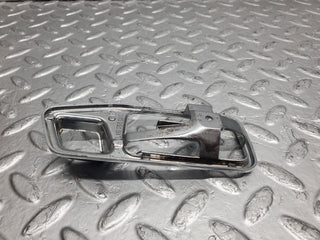 W123 chrome door handle surround left side used OEM