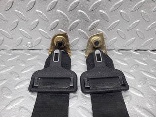 45865 Mercedes-Benz W126 420SE Rear Seat Belt Set With Buckles 1268601886 1248601185 1268601396