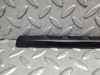 W210 rear left door window exterior trim used OEM