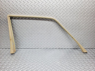 W126 front left door window frame cover used OEM