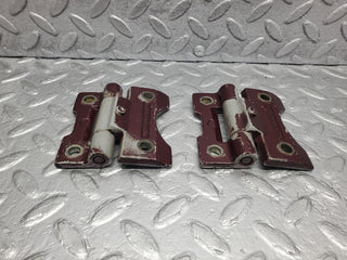 W126 Coupe door hinge pair used OEM
