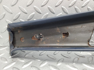 W123 Lang b pillar cover blue left used OEM