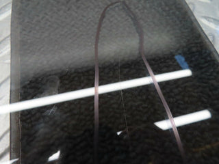 R107 SL hardtop quarter window glass left side used OEM