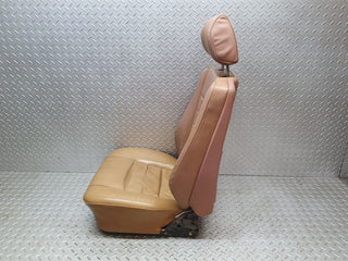 W126 Coupe front right electric passenger seat leather used OEM