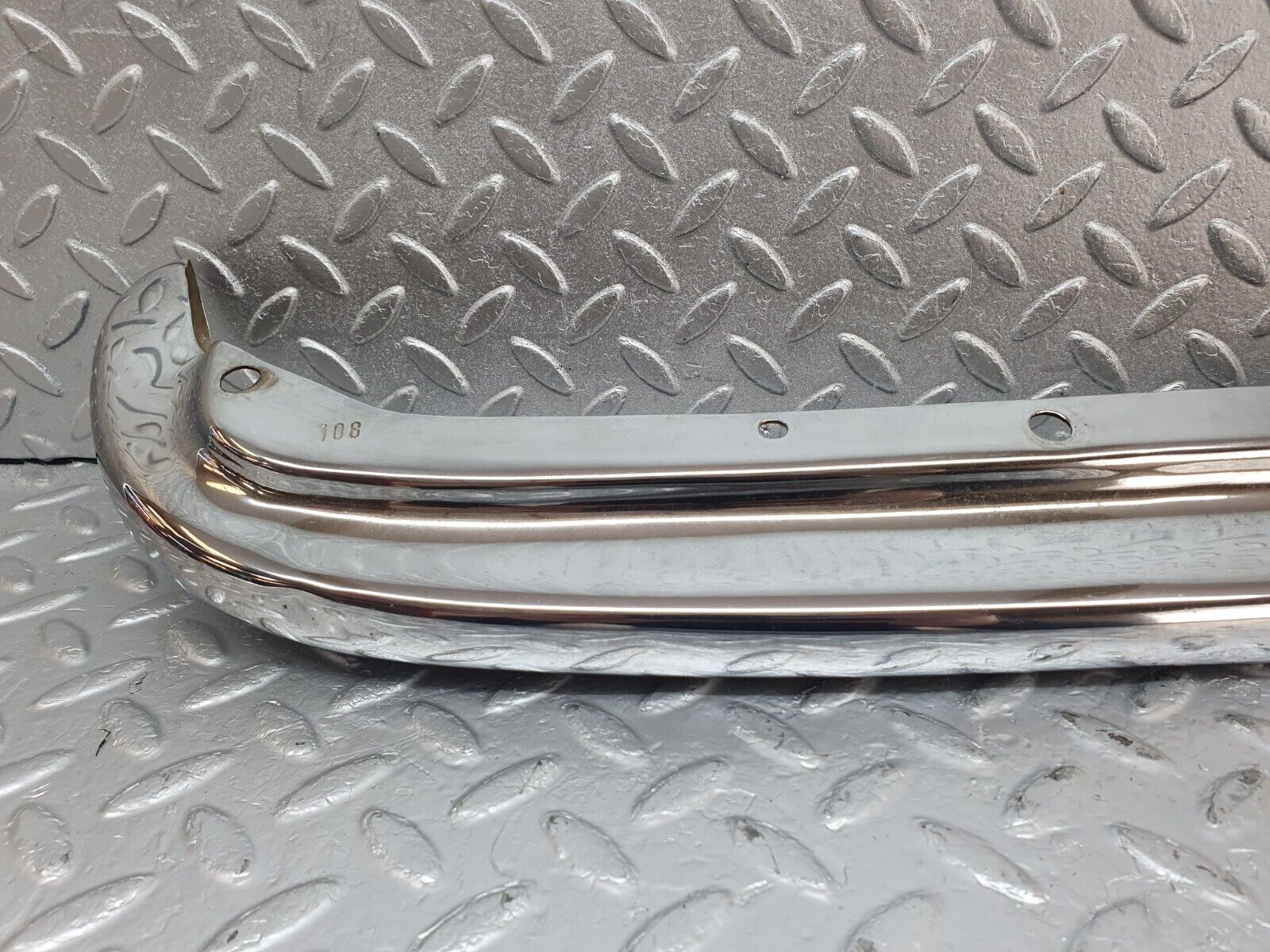 43310 Mercedes-Benz W108 280SE Rear Right Upper Bumper Corner