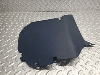 W123 kick panel right side blue used OEM