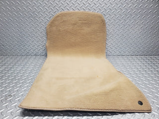 W124 Cabriolet front left passenger side floor mat beige used OEM