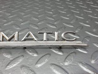 43183 Mercedes-Benz W108 280SE Trunk Badge Emblem Automatic