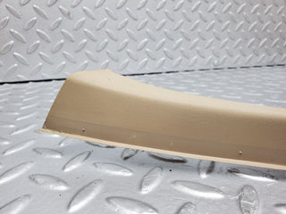 W126 front left door window frame cover used OEM
