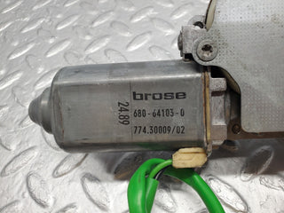 W201 Baby Benz rear left window regulator and motor used OEM