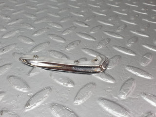 W108 interior door handle chrome trim pair left used OEM