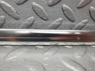 W123 rear right door chrome moulding trim used OEM