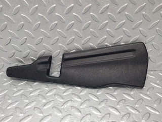 W123 Coupe front left seat cover trim black used OEM