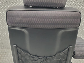 W201 Baby Benz front left passenger seat black used OEM