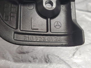 W210 left interior door latch trim black used OEM