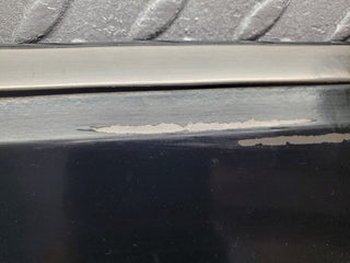 W126 Coupe left door lower moulding trim used OEM