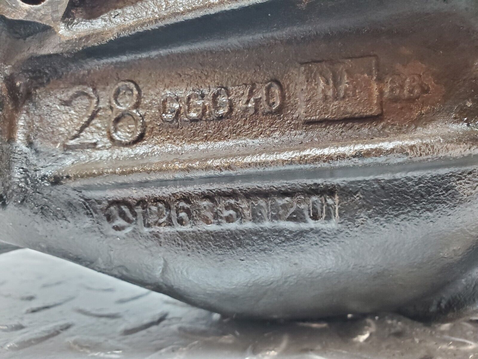 45998 Mercedes-Benz W126 420SE Rear Differential Ratio 2.47 1263511201