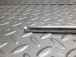 W123 rear left door chrome moulding trim used OEM