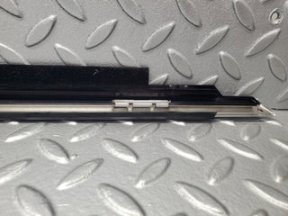 W140 front left door moulding chrome trim used OEM
