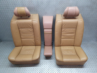 43843 Mercedes-Benz C126 380SEC Coupe Rear Seat Set Leather 1269201416