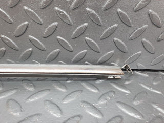 W108 rear right door window chrome channel used OEM