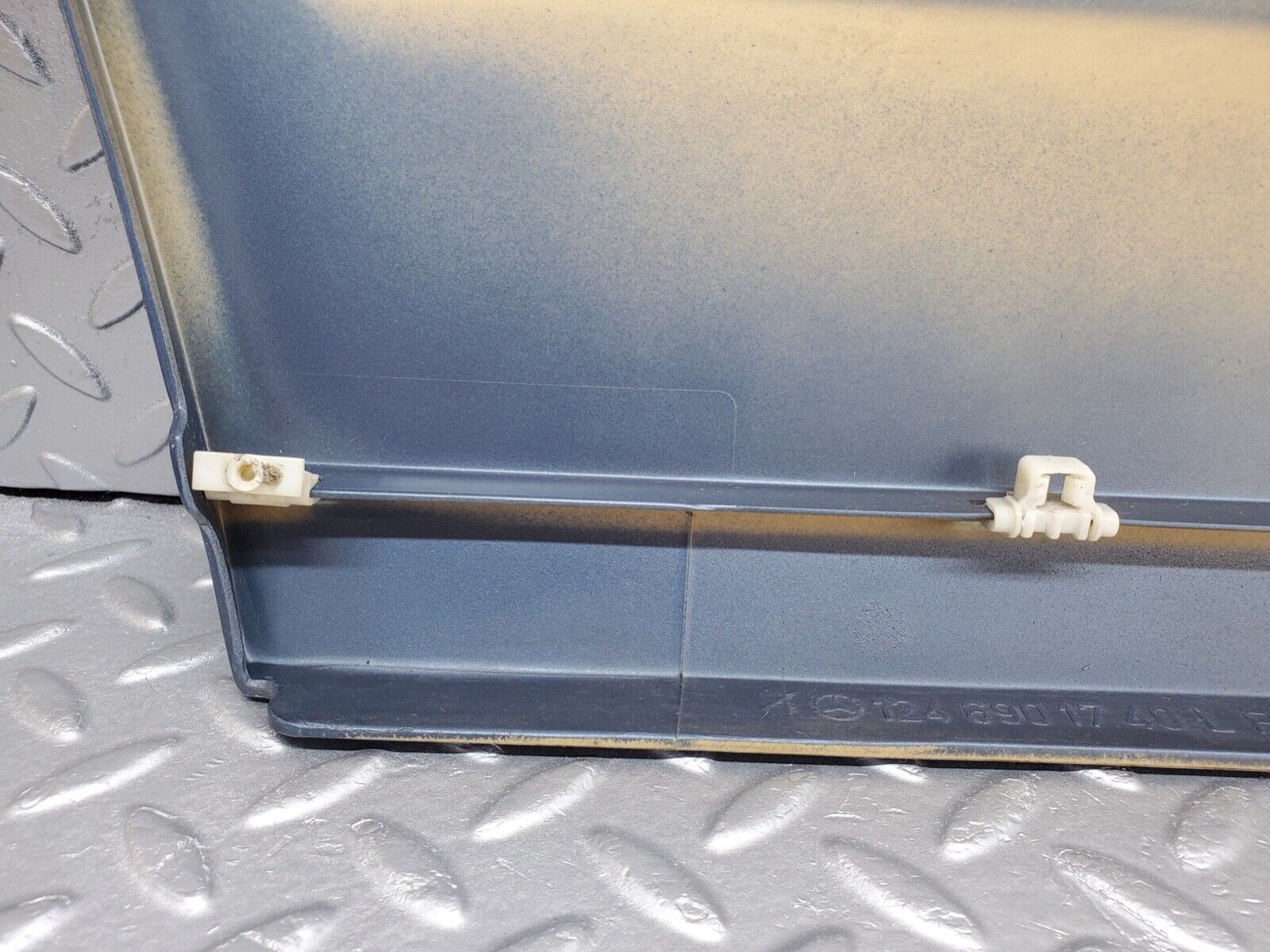 44644 Mercedes-Benz W124 220E Rear Left Door Lower Moulding Trim 1246901740