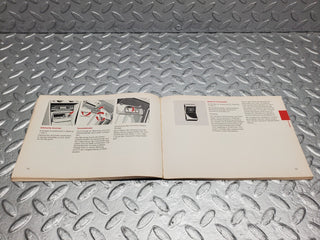 W124 owner's manual used OEM