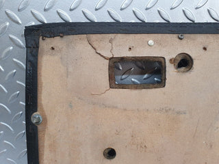W108 rear left door card black used OEM