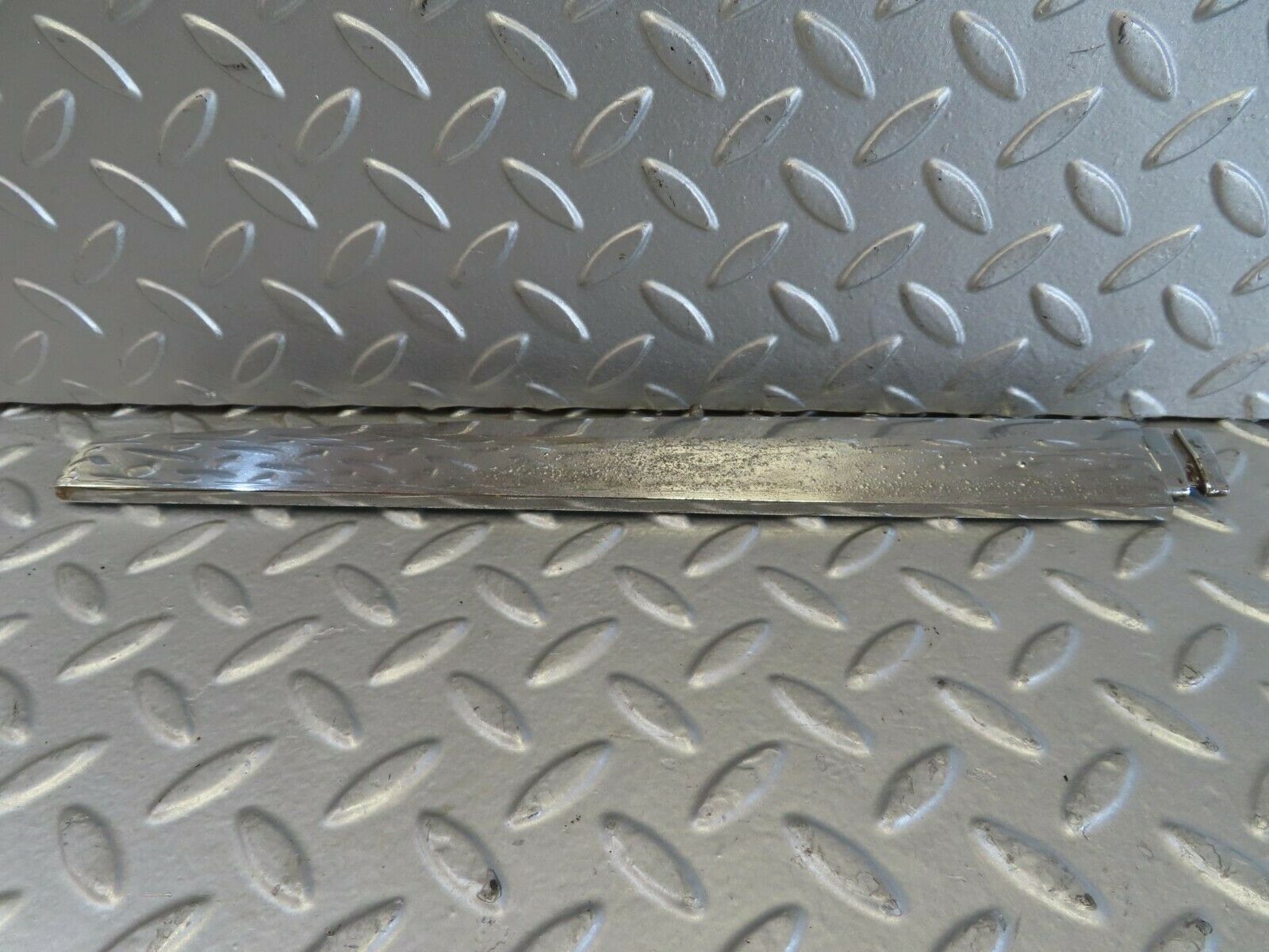 15720 Mercedes-Benz R107 450SL Trunk Chrome Handle Moulding Left 1076901380
