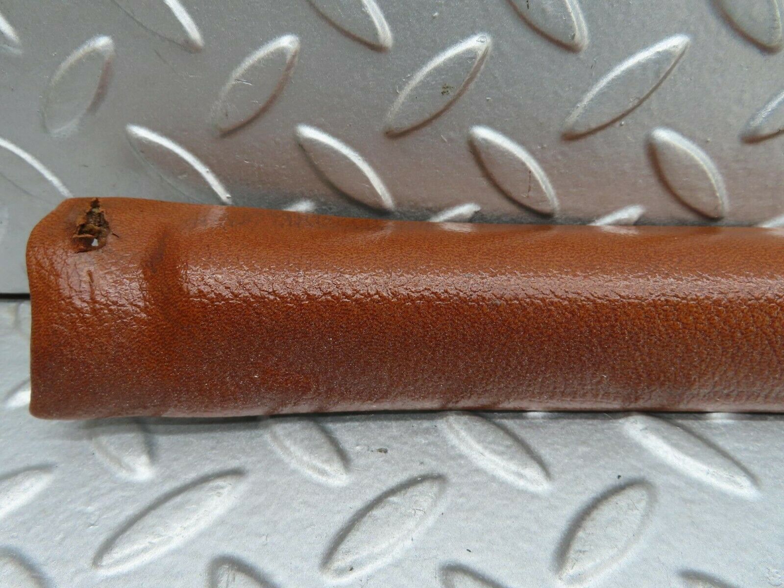 15653 Mercedes-Benz R107 450SL Hardtop B Pillar Trim Brown Pair